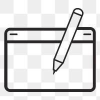 Pen mouse   png icon, transparent background