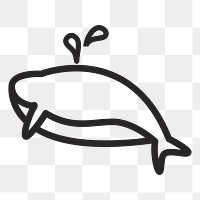 Dolphin   png icon, transparent background