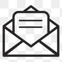 Mail   png icon, transparent background