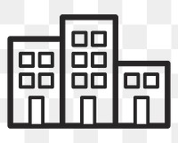 Condo   png icon, transparent background