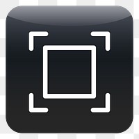 PNG Capture icon sticker, transparent background