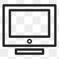 Computer   png icon, transparent background