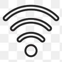 Wireless connection   png icon, transparent background