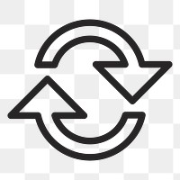 Refresh   png icon, transparent background