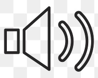 Loudspeaker   png icon, transparent background