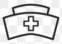 Nursing cap   png icon, transparent background