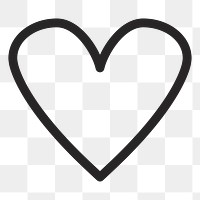 Heart   png icon, transparent background