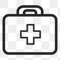 First aid box   png icon, transparent background