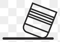 Eraser   png icon, transparent background