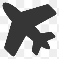 Airplane   png icon, transparent background