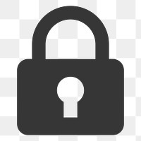 Padlock   png icon, transparent background