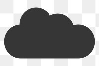 Cloud   png icon, transparent background