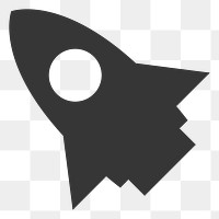 Startup rocket    png icon, transparent background