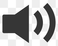 Loudspeaker   png icon, transparent background