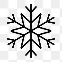 Snowflake icon png Christmas, transparent background