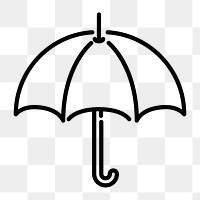 Umbrella icon png, transparent background