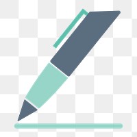 Pen icon png,  transparent background 