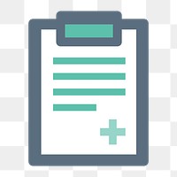 Paper clipboard icon png, transparent background