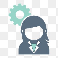 Customer service icon png,  transparent background 