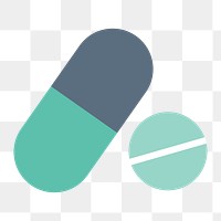 Medicines icon png,  transparent background 