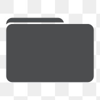 Document folder icon png,  transparent background 