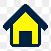 Home icon png, transparent background 