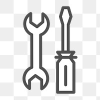 Png mechanical equipment icon, transparent background