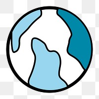 Globe icon png,  transparent background 