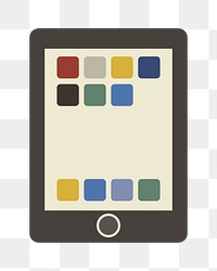 Tablet png icon, transparent background