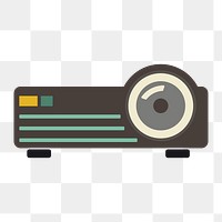 Projector icon png, transparent background 