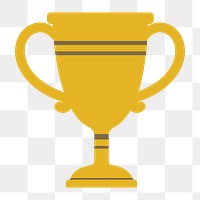 Trophy icon png,  transparent background 