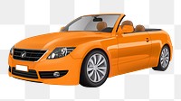 3D car png vehicle, transparent background