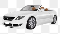 3D car png vehicle, transparent background