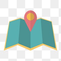 Map pin icon png,  transparent background 