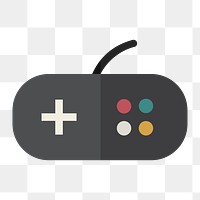 Gaming console icon png, gadget illustration on transparent background 