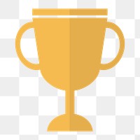 Trophy icon png,  transparent background 