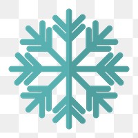 Snowflake icon png Christmas, transparent background