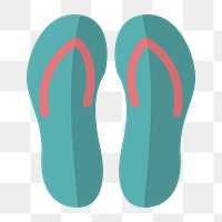 Sandals png icon, transparent background
