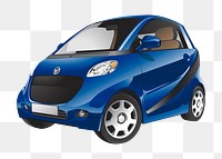 3D car png vehicle, transparent background