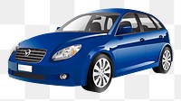 3D car png vehicle, transparent background