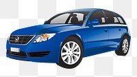 3D car png vehicle, transparent background