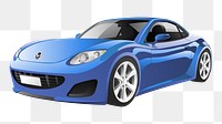 3D car png vehicle, transparent background