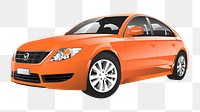 3D car png vehicle, transparent background