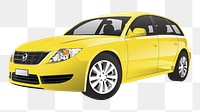 3D car png vehicle, transparent background