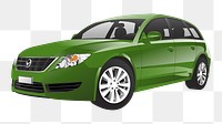 3D car png vehicle, transparent background