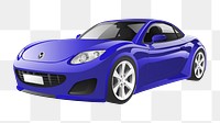 3D car png vehicle, transparent background