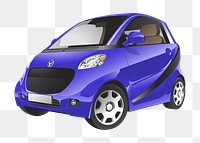 3D car png vehicle, transparent background