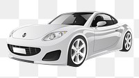 3D car png vehicle, transparent background