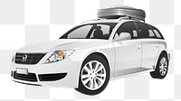 3D car png vehicle, transparent background