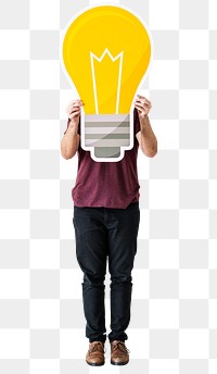 Creative idea png element, transparent background